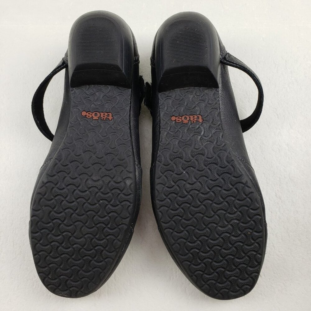 Taos Virtue Mary Jane Shoe Womens 8.5 Black Leather Strap Walk Comfort Low Heel - Picture 12 of 13